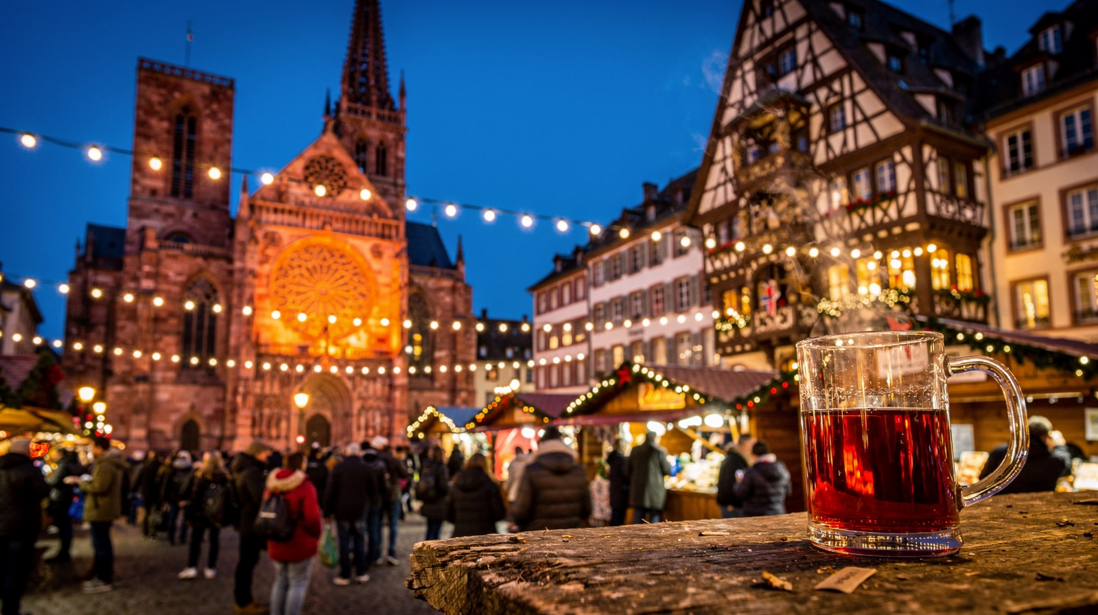 Strasbourg in Advent: France's oldest Christmas market, 300 chalets on an island, and the winstubs in between